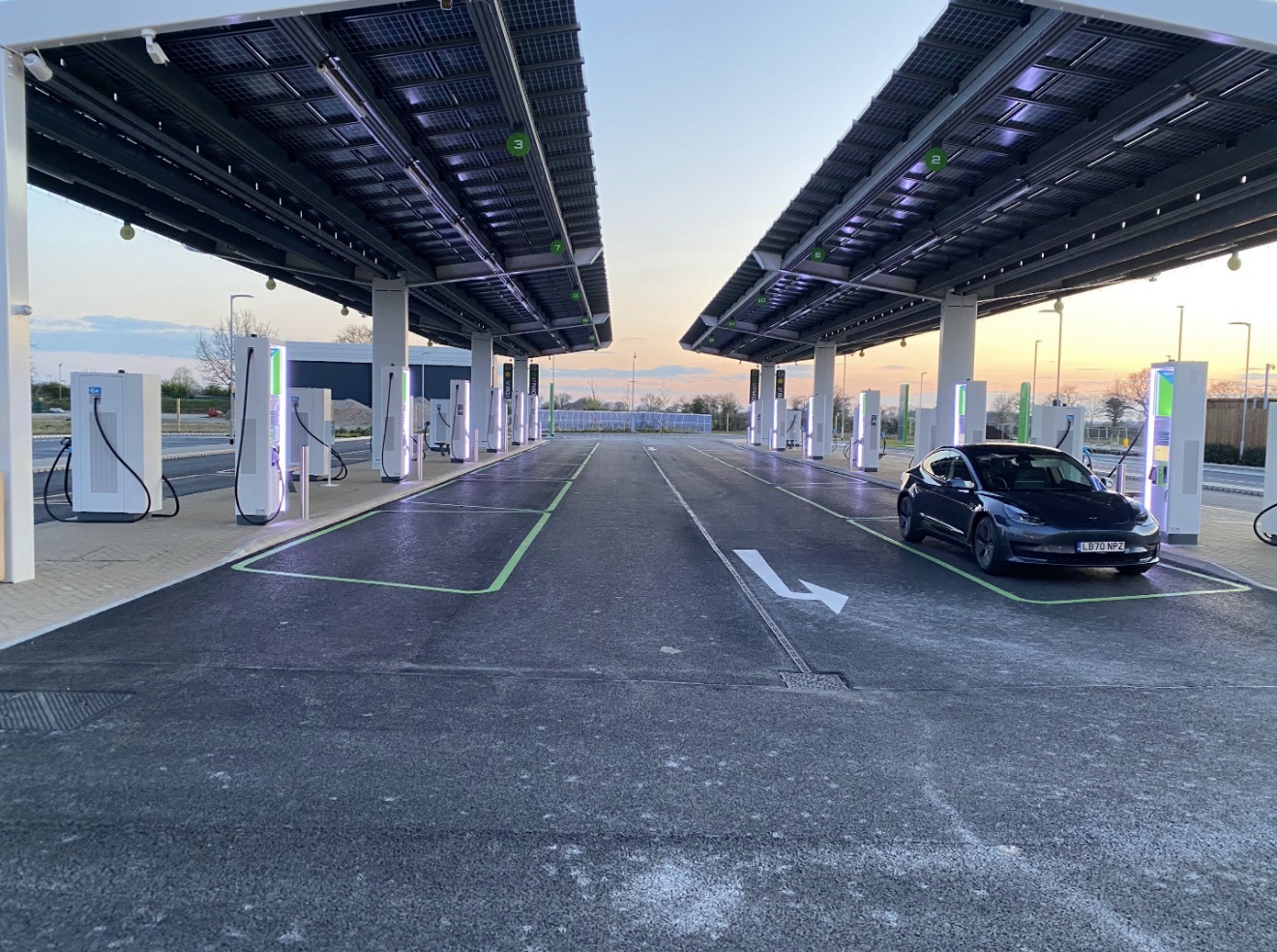 Gridserve Braintree EV charging hub